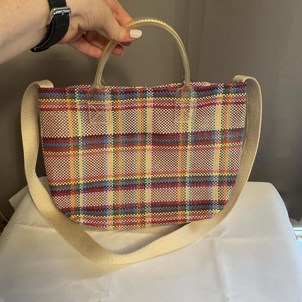 Madewell The Small Beach Tote Bag Dandelion Multi Color Shoulder Bag Purse NWT